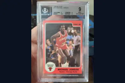 A graded Michael Jordan card